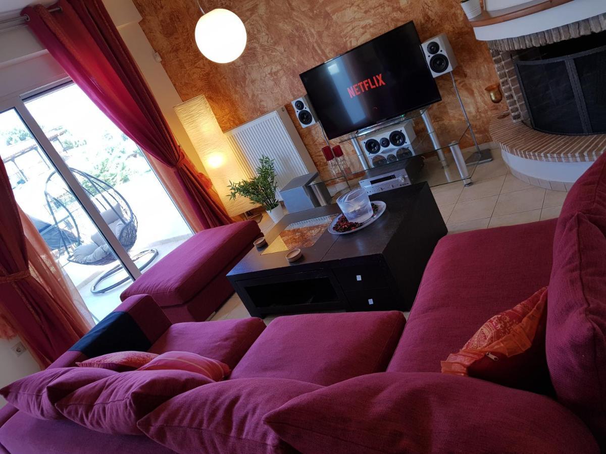 'Seaside Paradise' Elegant Apartment In Néa Mákri Kültér fotó